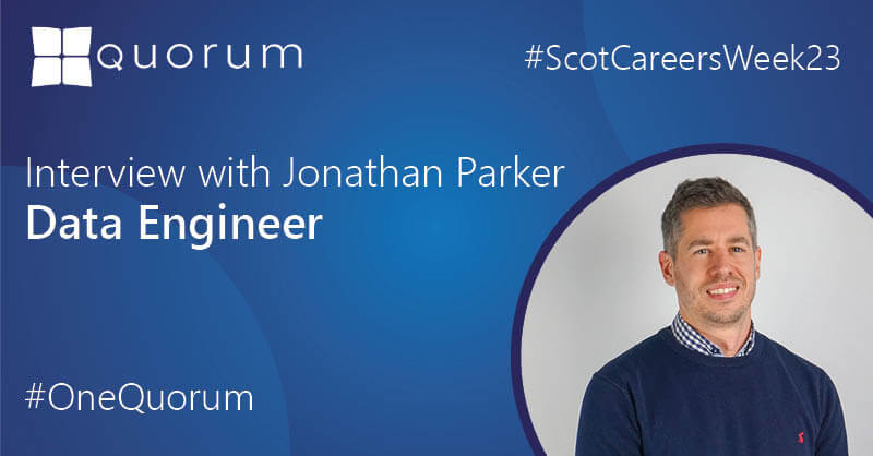 Scottish Careers Week 2023 – My Career Change with Jonathan Parker, Data Engineer.