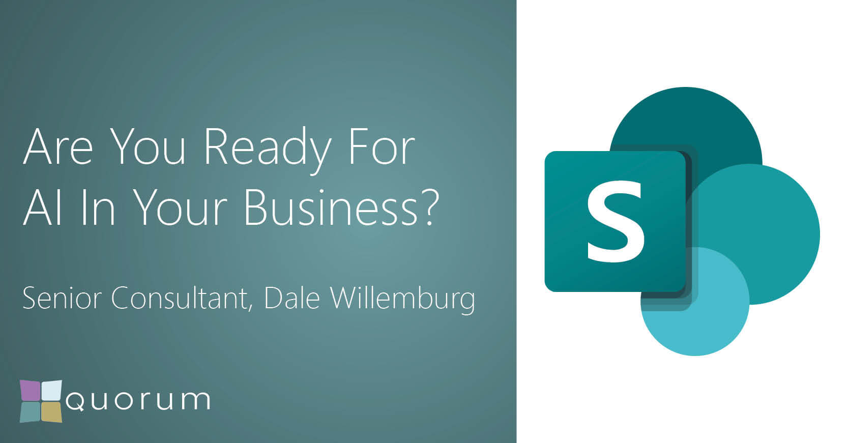 Are You Ready For AI In Your Business - SharePoint SM Banner