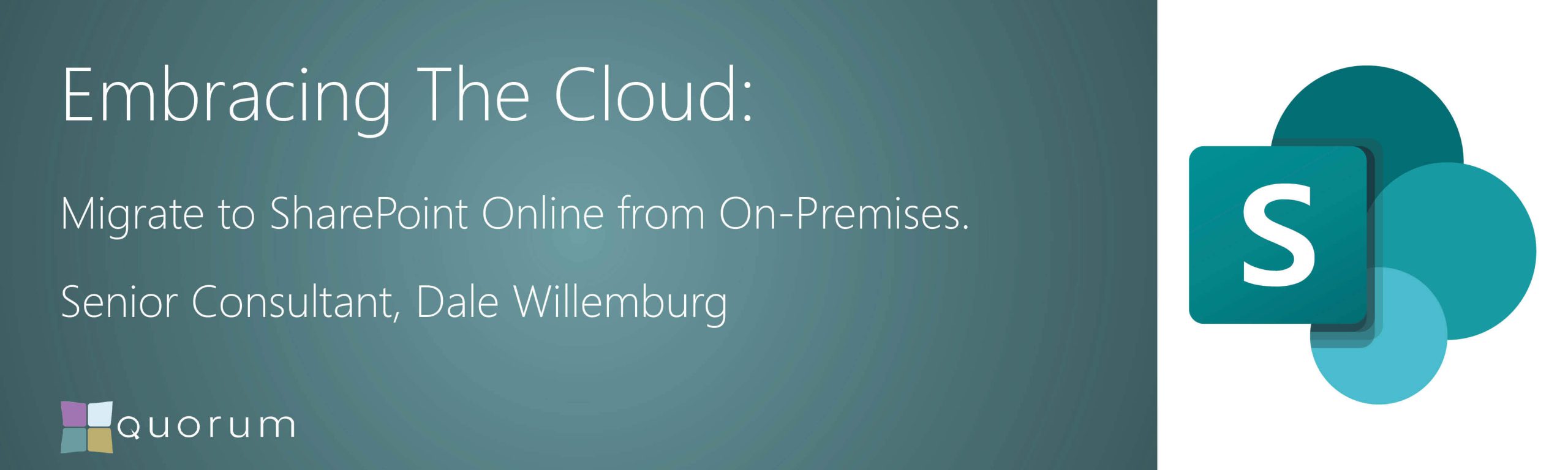 Embracing The Cloud - SharePoint Website Banner